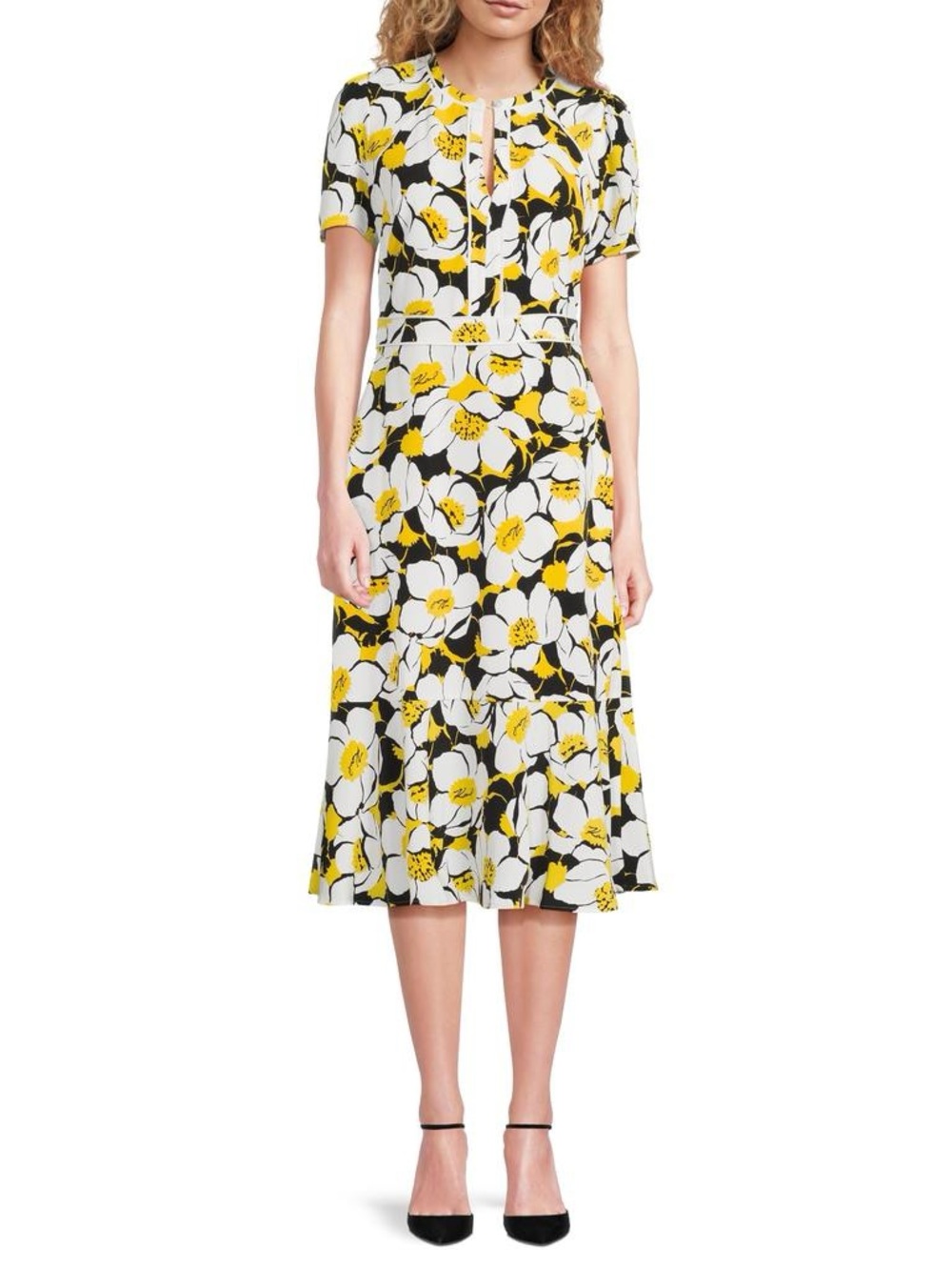 Karl Lagerfeld Paris designed with an all-over floral pattern